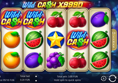b gaming wild cash x9990