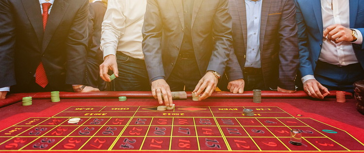 group of people playing roulette
