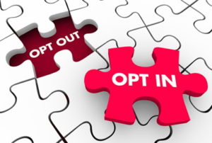 opt in opt out puzzle pieces